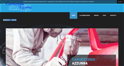 Desktop Screenshot of carrozzeriaazzurra.net